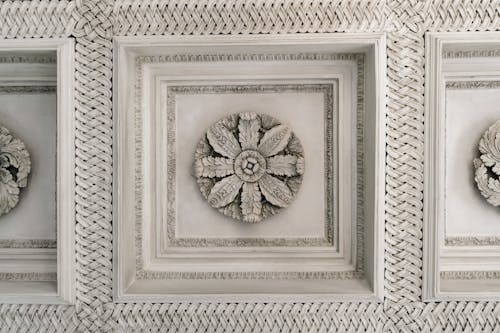 Ornate Ceiling with Flower Shape
