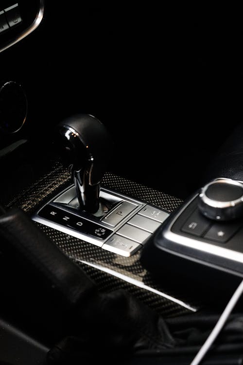 Foto stok gratis gearbox, hitam, interior mobil
