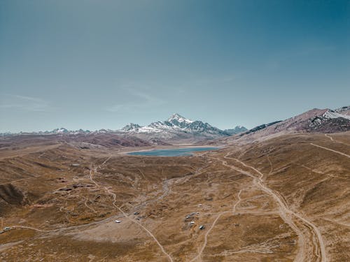 Immagine gratuita di cielo azzurro, deserto, lago