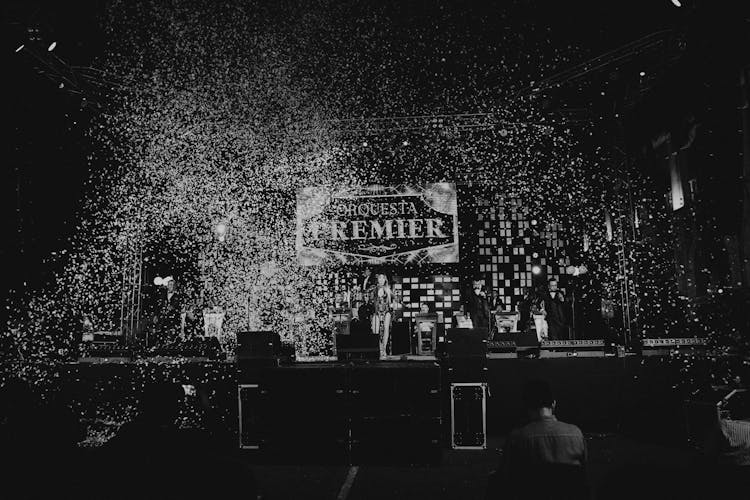 Confetti During Festival