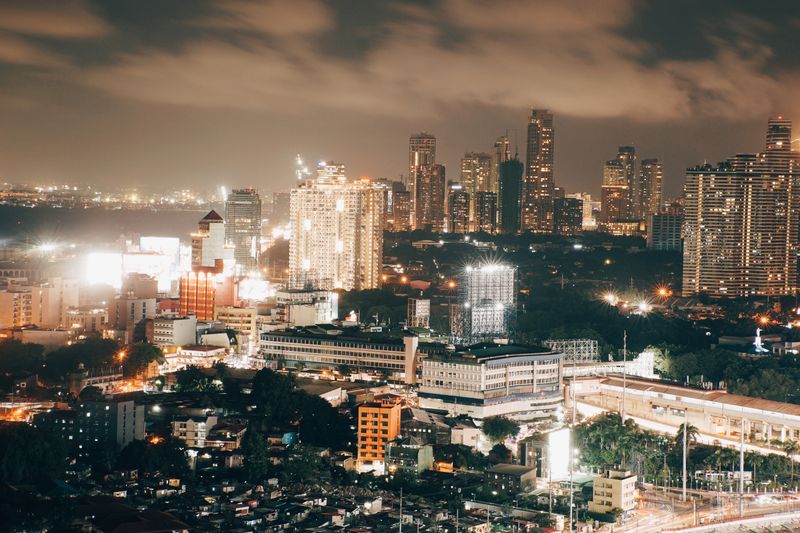 Skyline at night