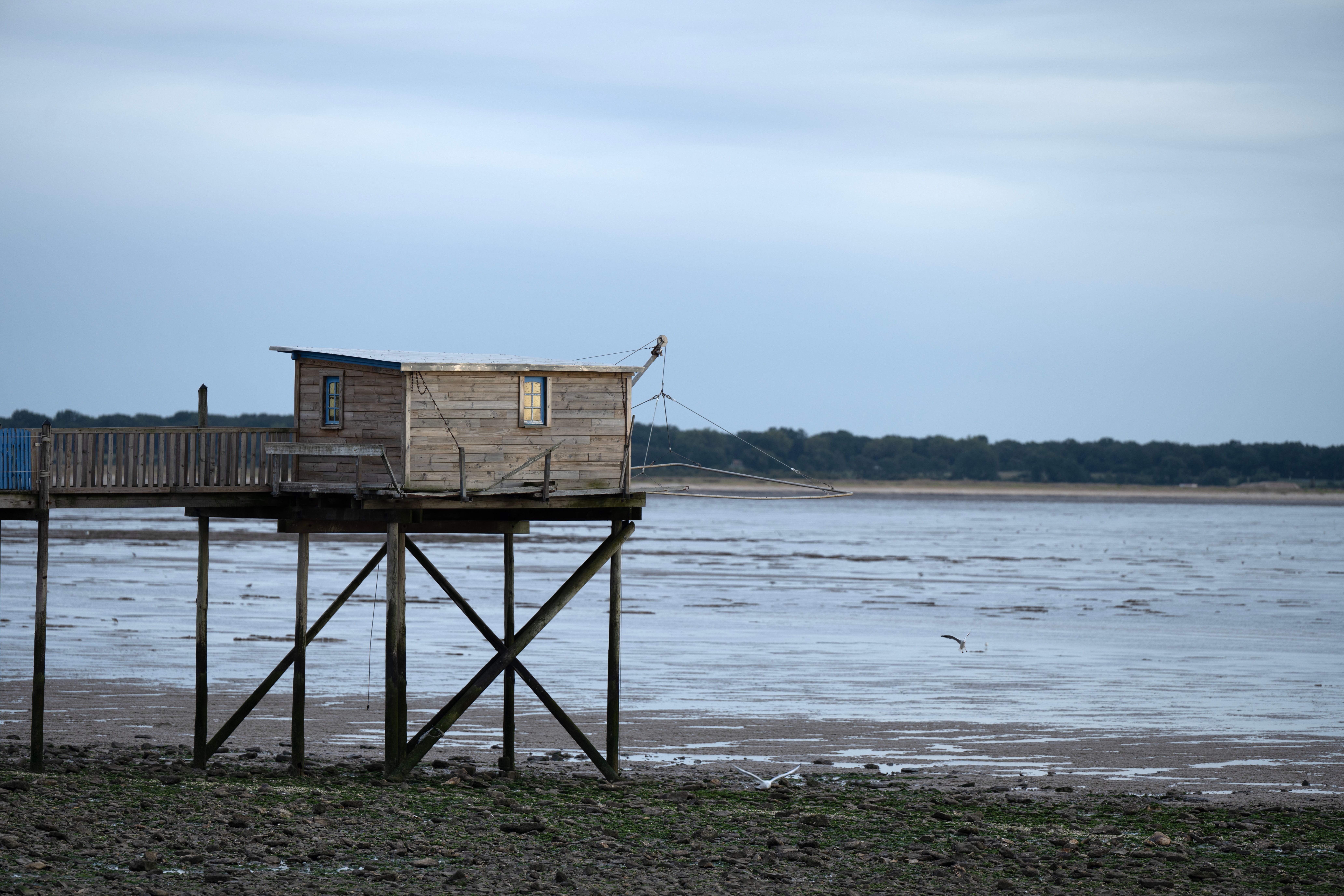 A Wooden House on Stilts on the Beach · Free Stock Photo