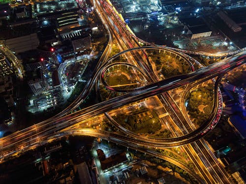 Kostnadsfri bild av estrada elevada, Flygfotografering, motorväg