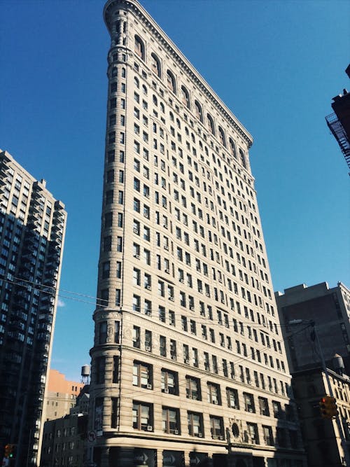 Free Flatiron Building in New York City, USA Stock Photo