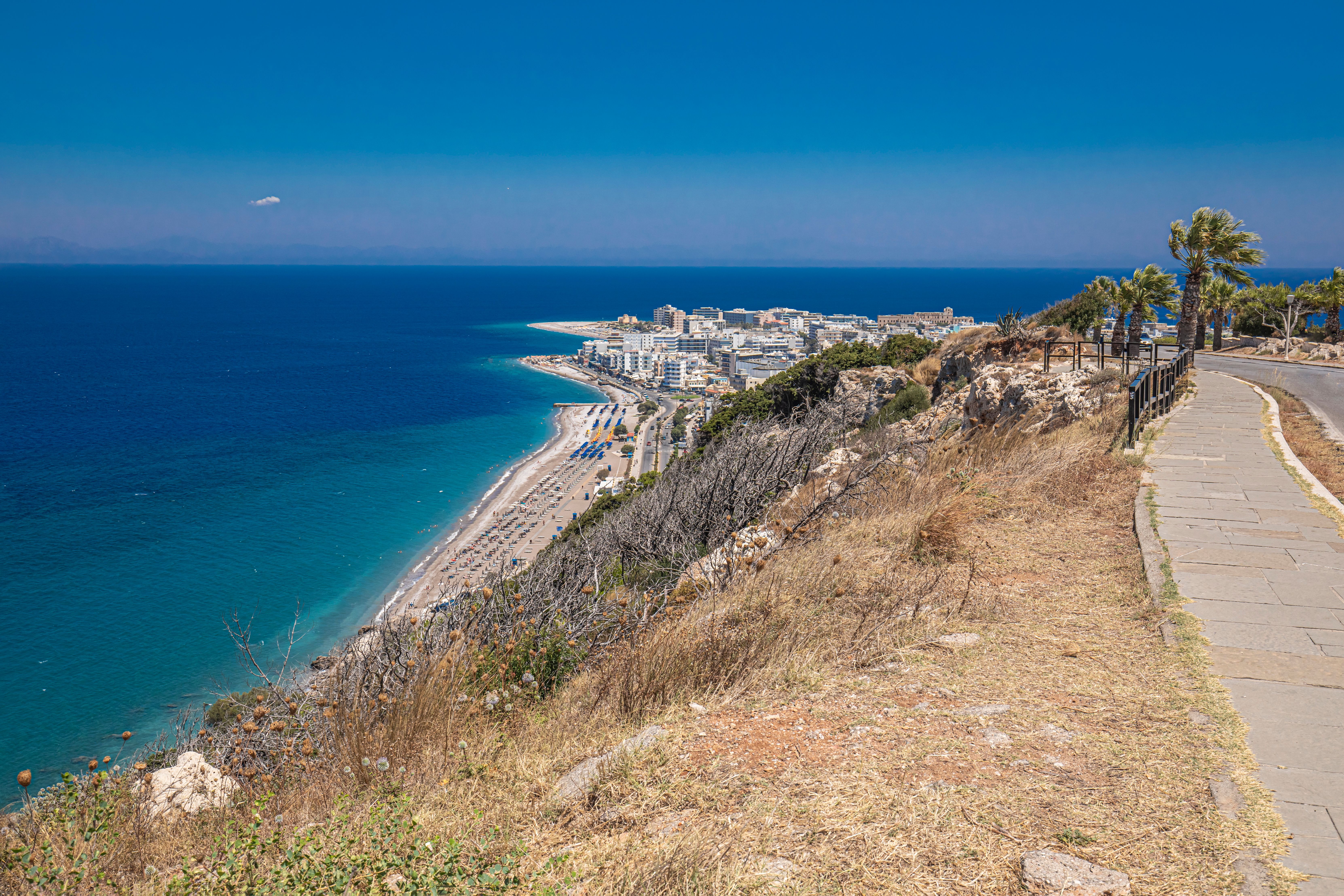 Walk out to the Cape Aspro cliff viewpoint