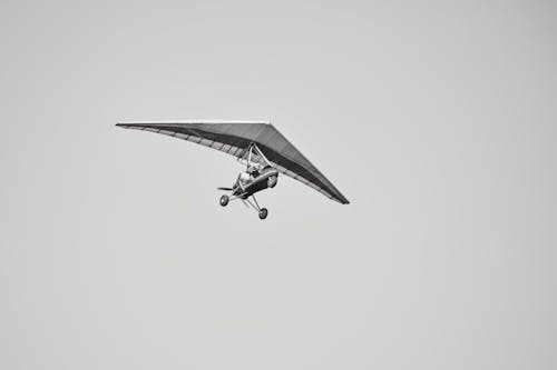 dar açılı çekim, hava aracı, kanat içeren Ücretsiz stok fotoğraf