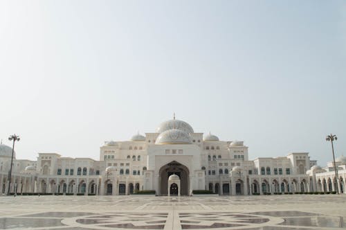 Foto d'estoc gratuïta de abu dhabi, arcada, arquitectura islàmica