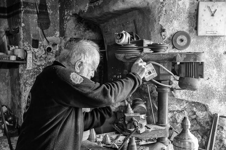 A Blacksmith At Work 