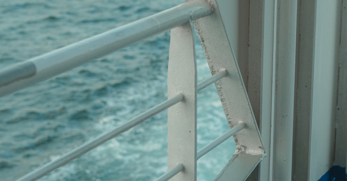 Railing on Sailing Vessel · Free Stock Photo