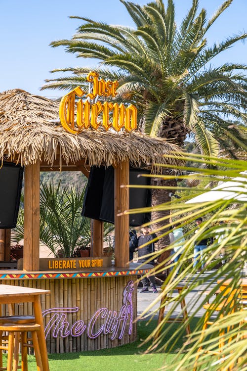 Beach Bar in a Tropical Resort