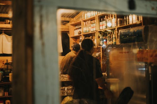 Men behind the bar