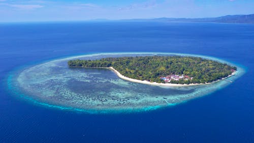 Foto stok gratis air, batu karang, biru