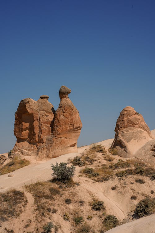 Desert with Rock Formations