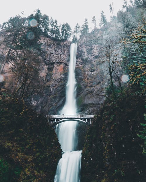 Beautiful Waterfall Cascade Scenery