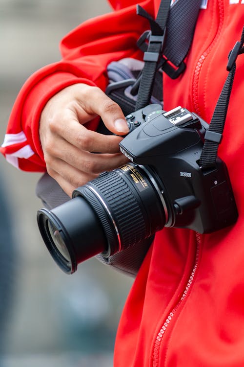 Photographer with a Camera in his Hand 