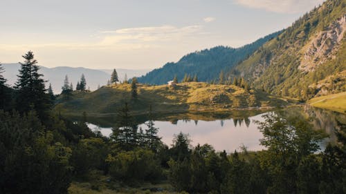 Foto profissional grátis de água, água do lago, alvorecer