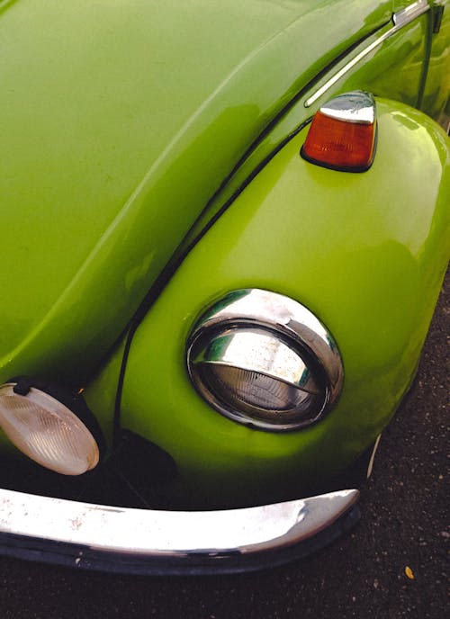 Foto stok gratis beetle, hijau, lampu depan