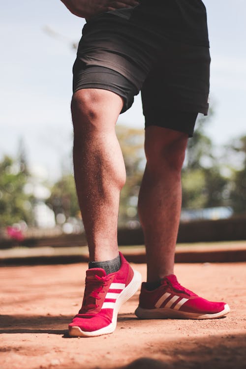 Man in Red Trainers