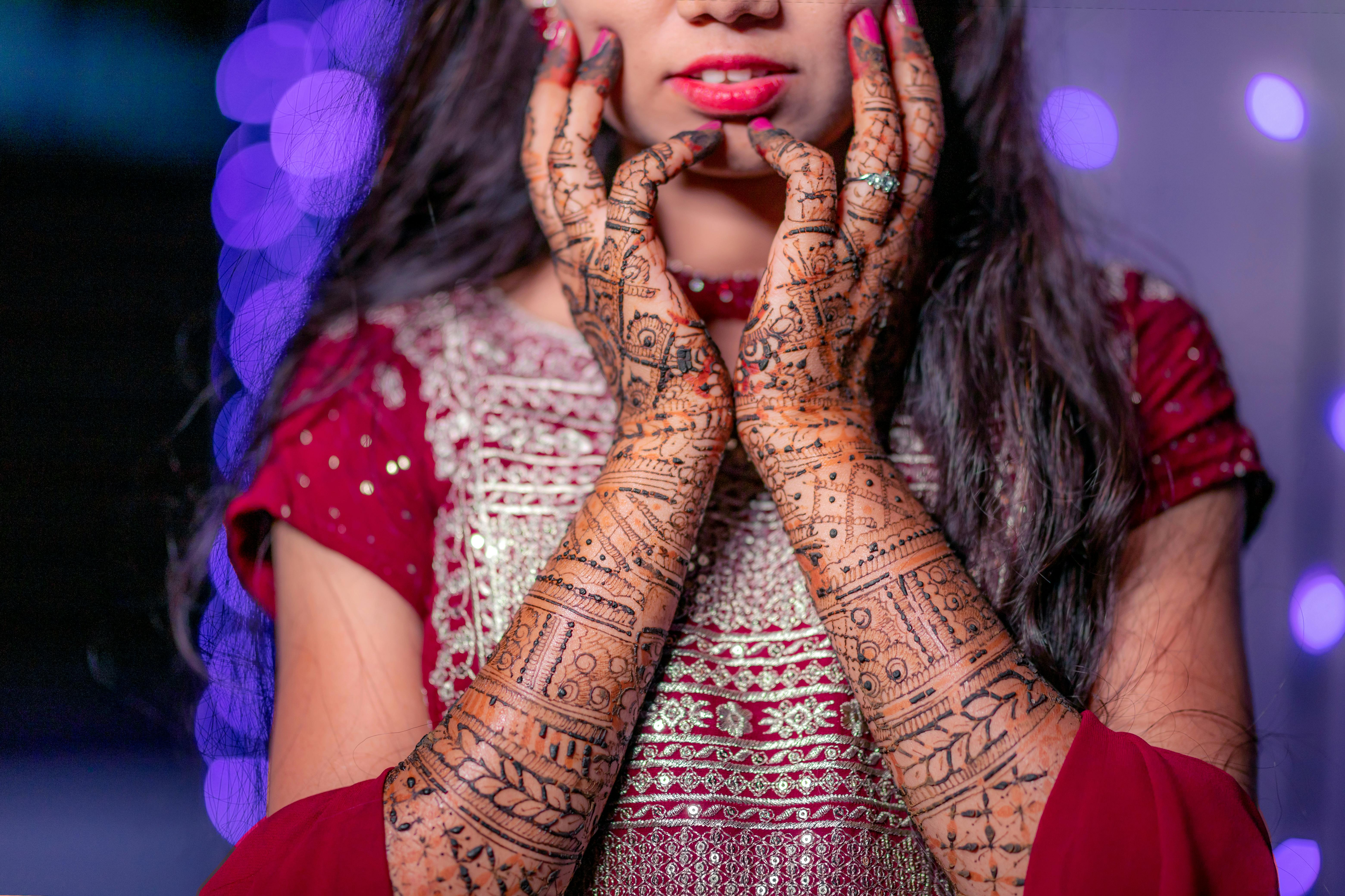 Indian Wedding Mehendi Function Photo Stock Photo - Download Image Now -  Adult, Adults Only, Beautiful People - iStock