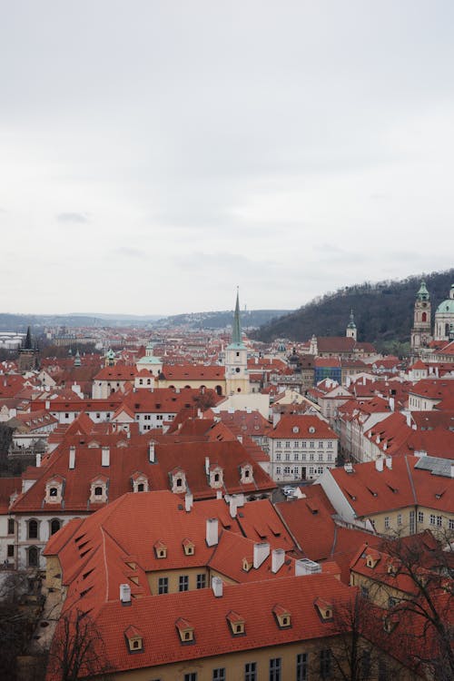 Panoramic View of Prague, Czech Republic 
