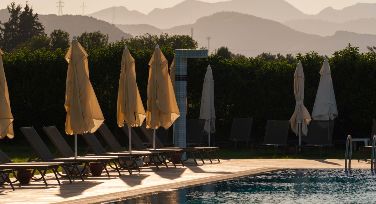 Illustration, chauffage solaire piscine