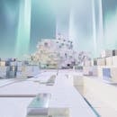 An artist’s illustration of artificial intelligence (AI). This image depicts the process used by text-to-image diffusion models. It was created by Linus Zoll as part of the Visualising AI ...