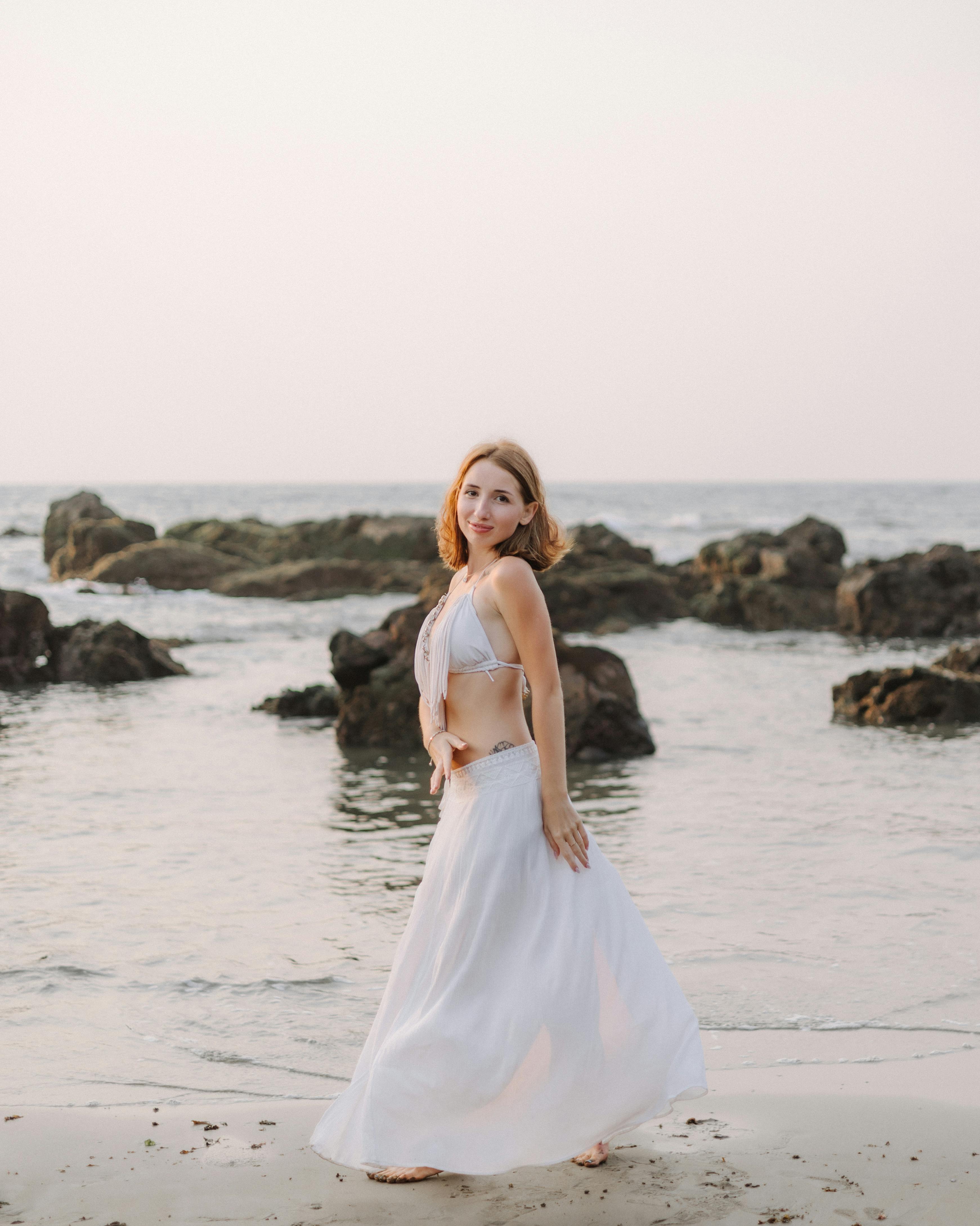 Woman in Bikini on Beach · Free Stock Photo