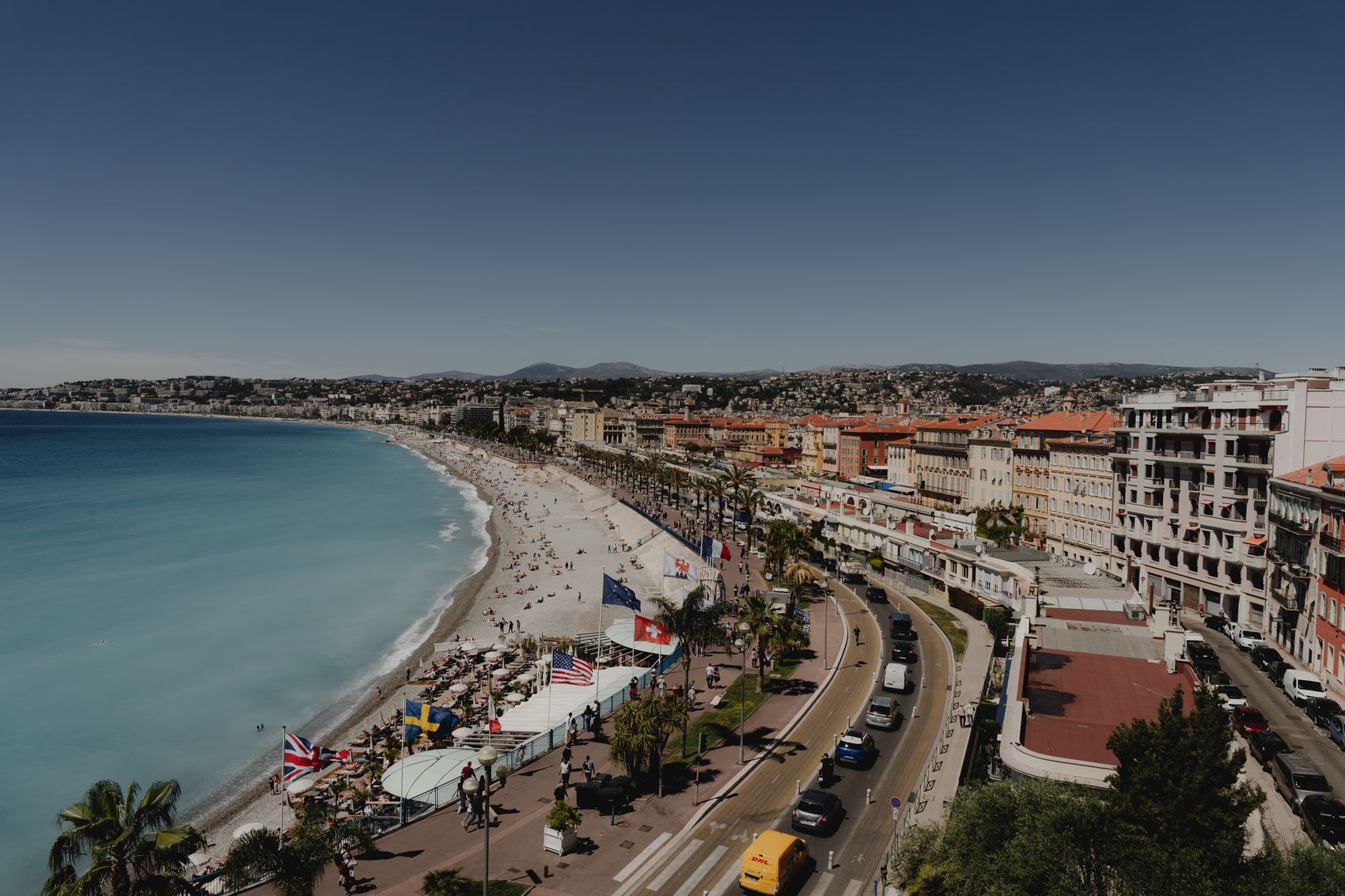 Vue panoramique de Nice et de la Baie des Anges