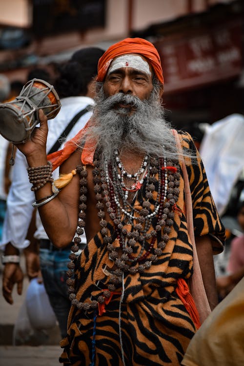 Free Elderly Man in Traditional Clothing Stock Photo