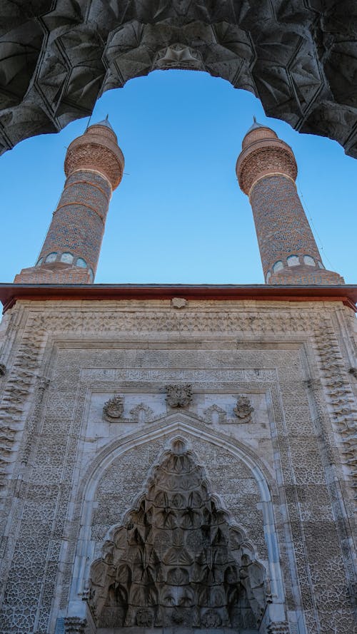 Gratis stockfoto met attractie, dubbele minaret madrasah, geloof