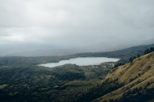 Lake in a Mountain Valley