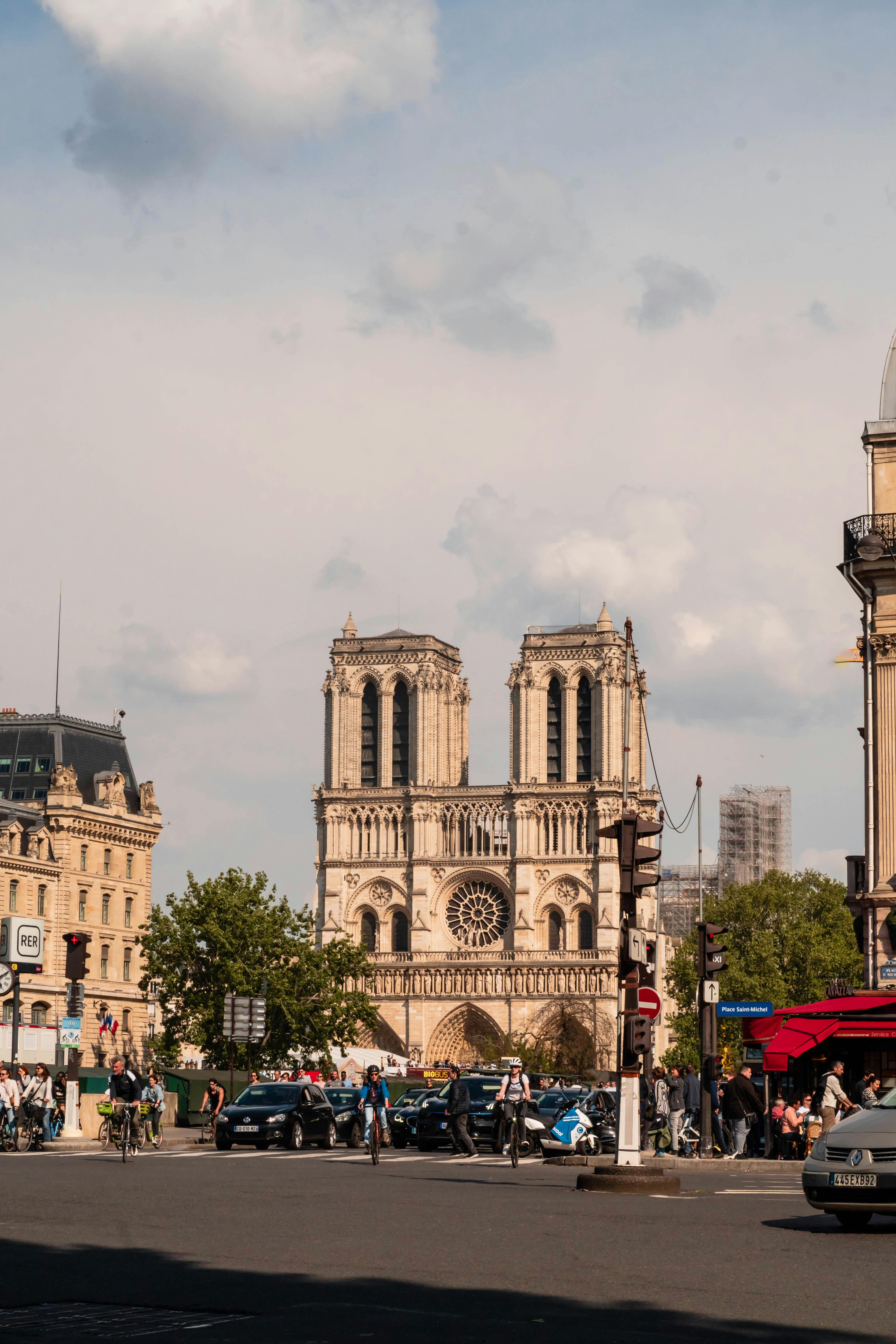 city skyline, ile de lacité, イル ド フランス, ゴシック建築, シティ, ストリートシーン, セーヌ