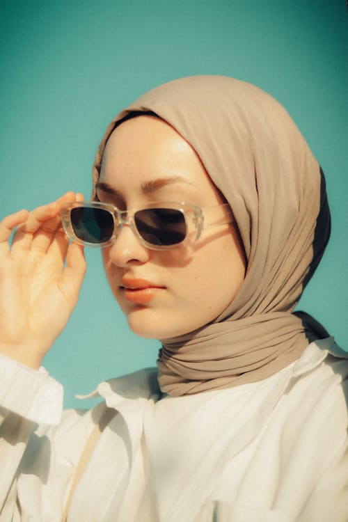 A Woman Wearing a Headscarf