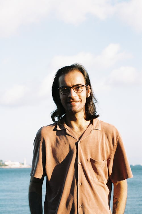 Portrait of a Man with Long Hair