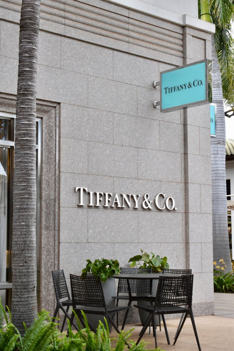 Tiffany Co Name On Building Wall