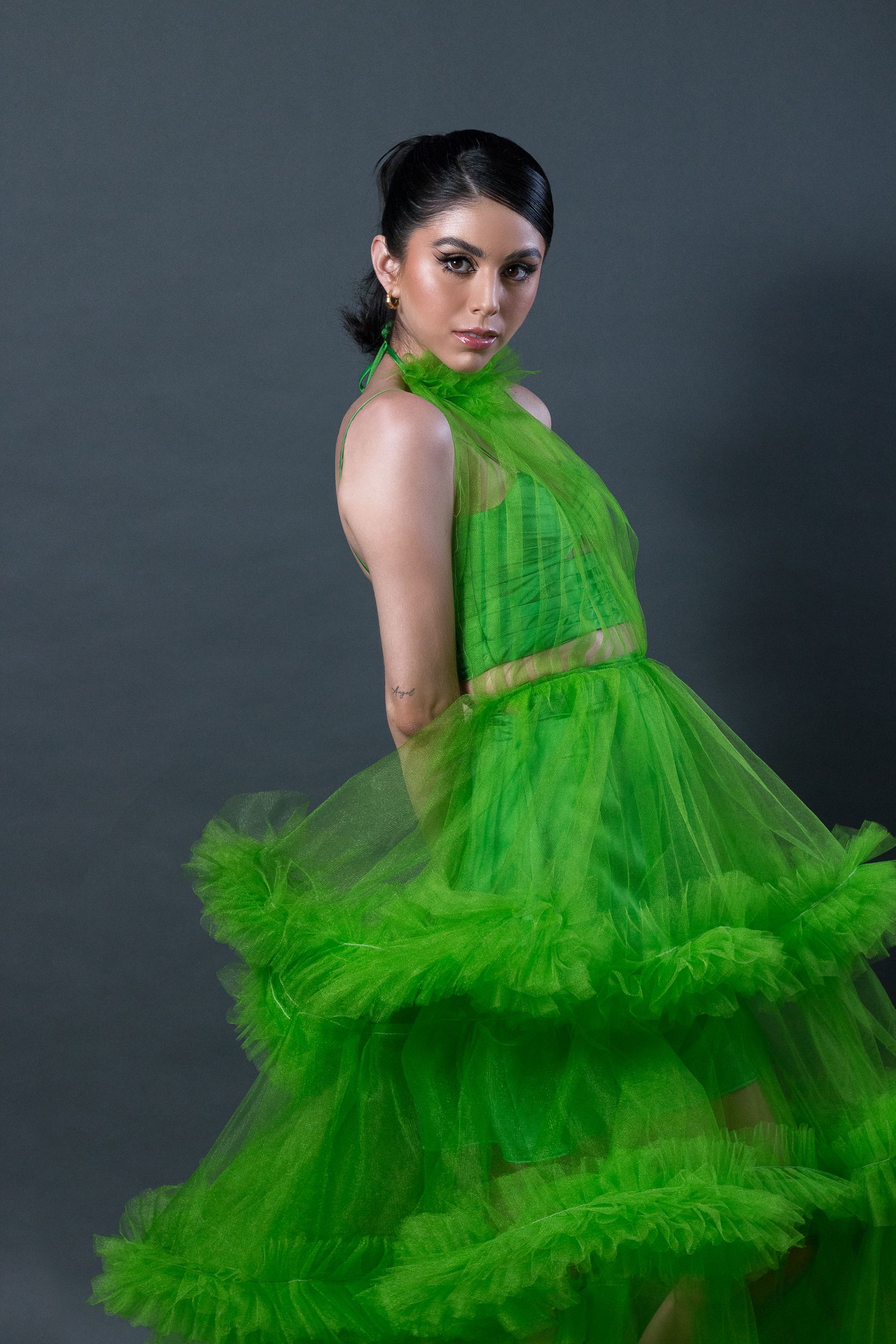 slim fit dress slacks Shop the Stunning Emerald Green Eclipse Gown main image 0
