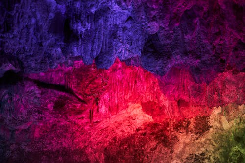 多色的, 岩石形成, 洞穴 的 免費圖庫相片