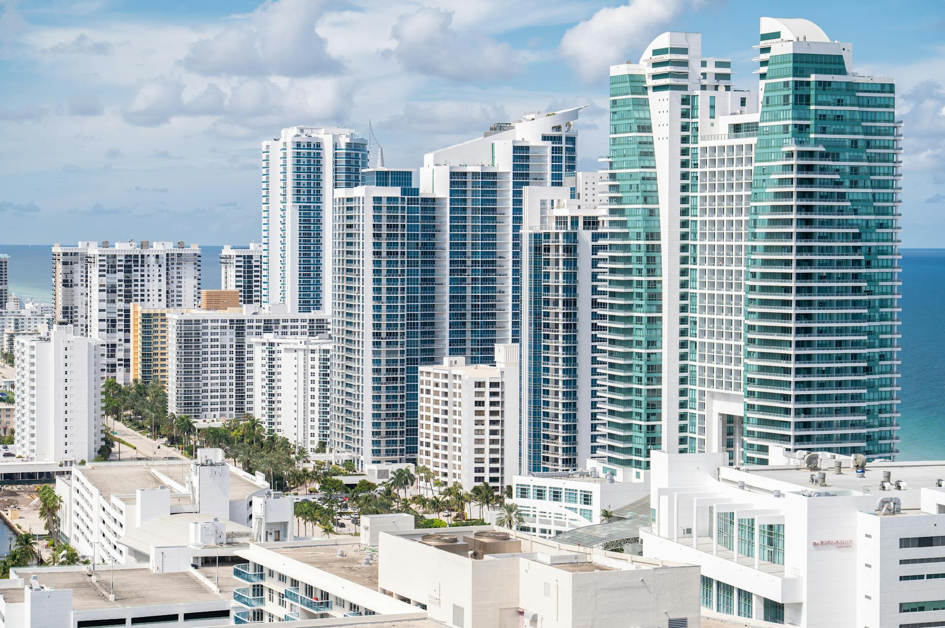 Skyscrapers on the Coast in Florida