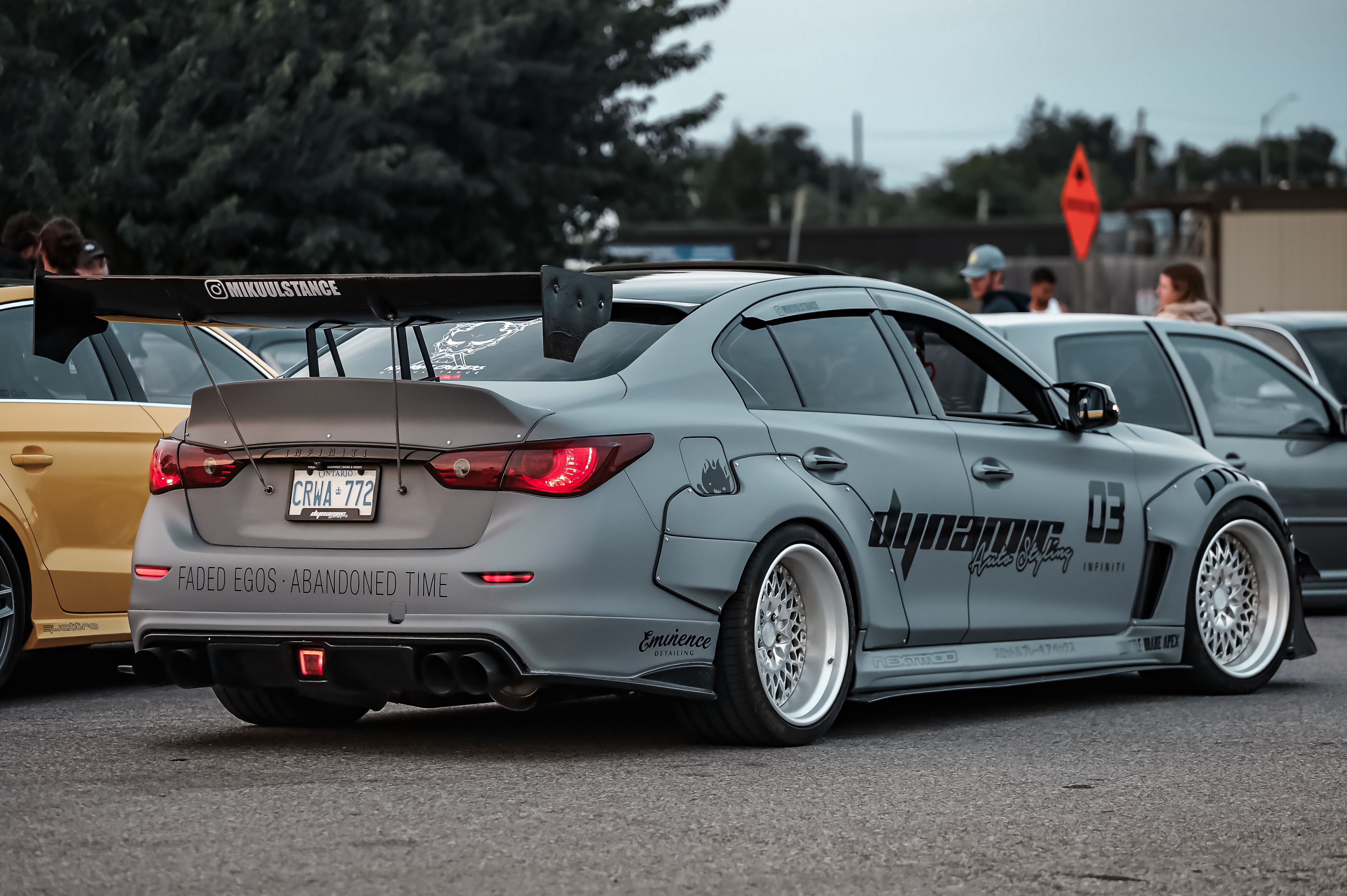 Shiny Sports Car with Spoiler · Free Stock Photo