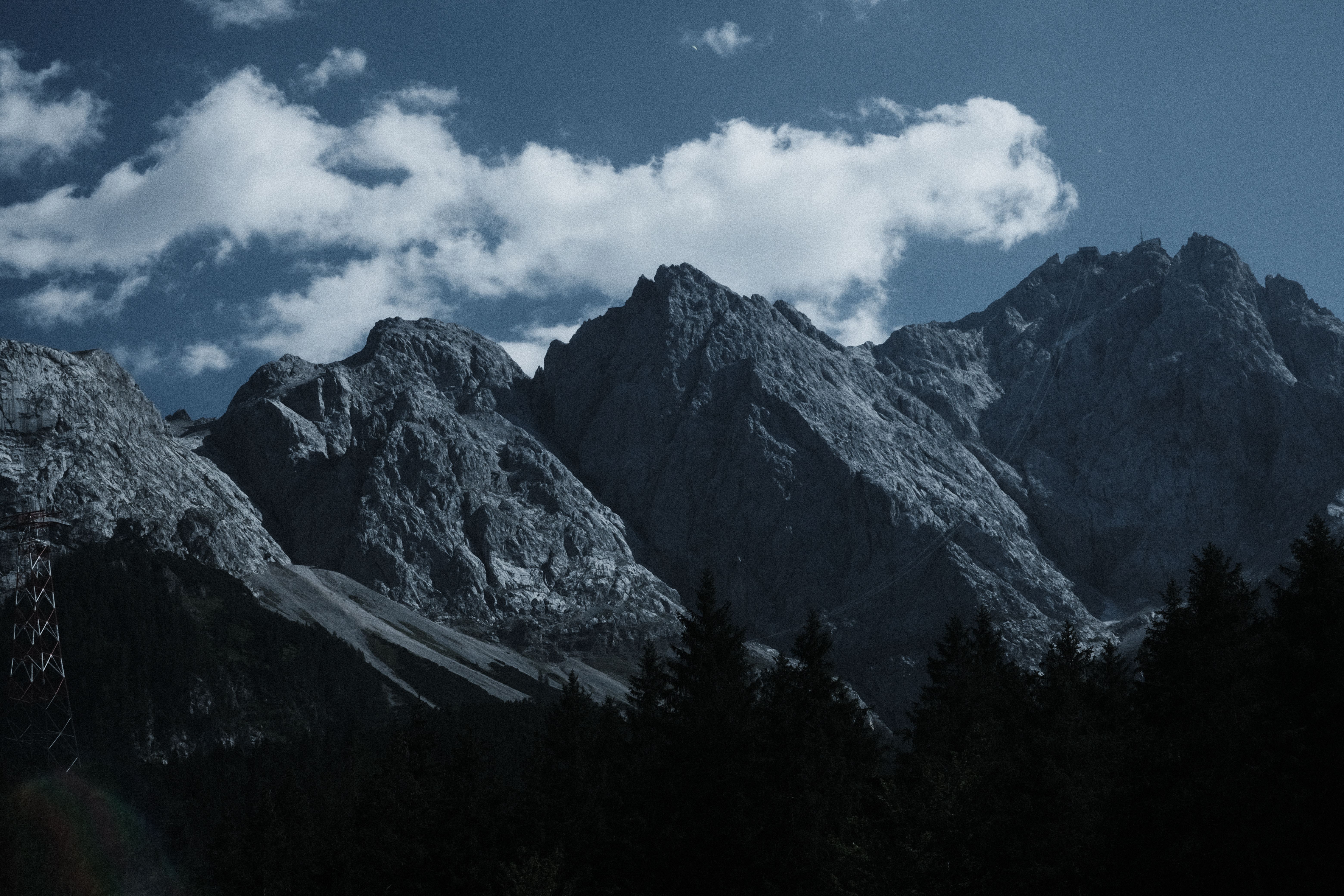The rugged Bavarian Alps above Garmisch-Partenkirchen