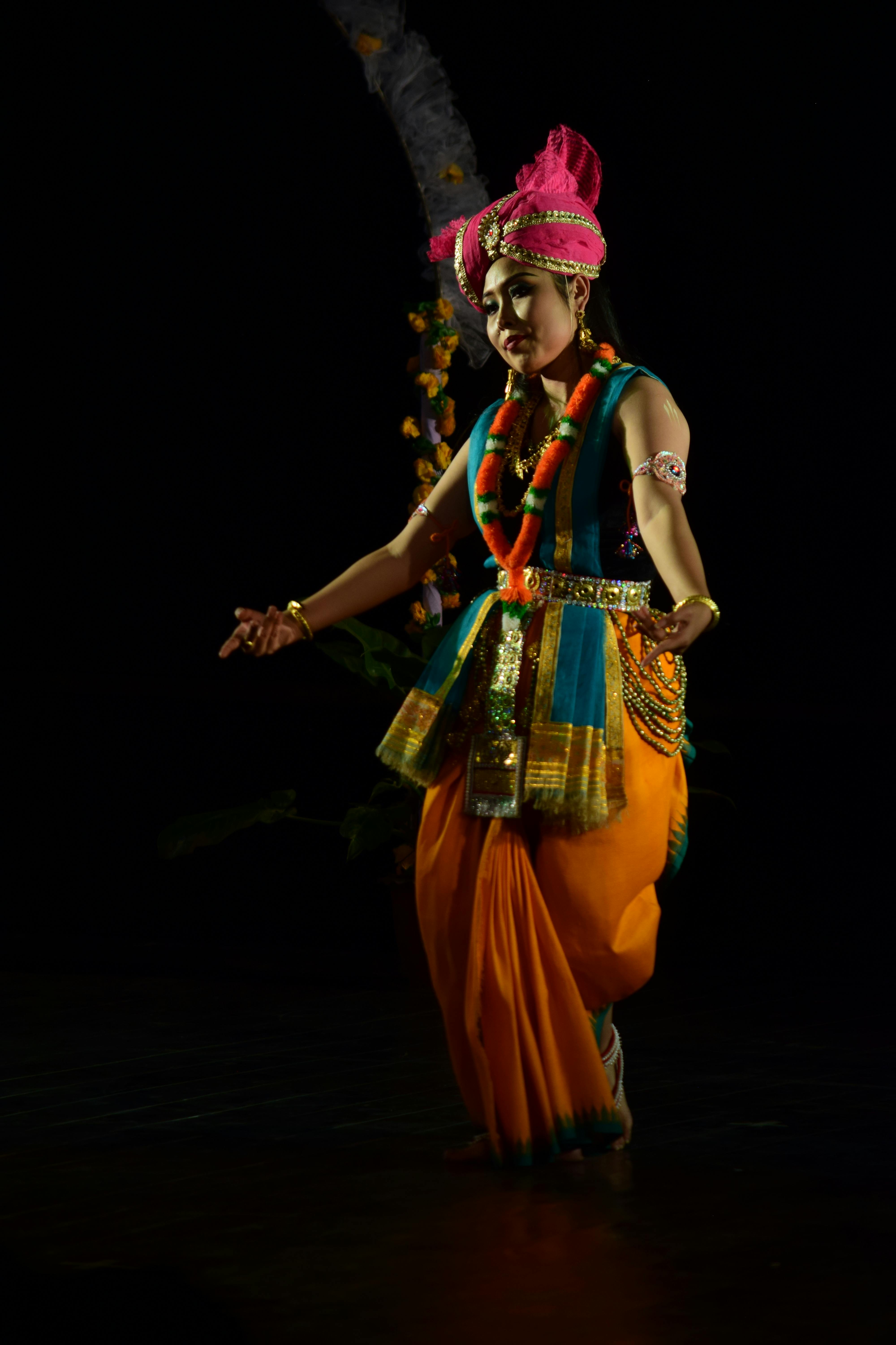 Manipuri Classical Dance (Radha Abhisar) | Warepam Telish Devi - YouTube