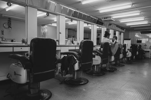 Modern Interior Design of a Barbershop