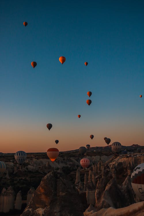 Kostnadsfri bild av cappadocia, flygande, Kalkon