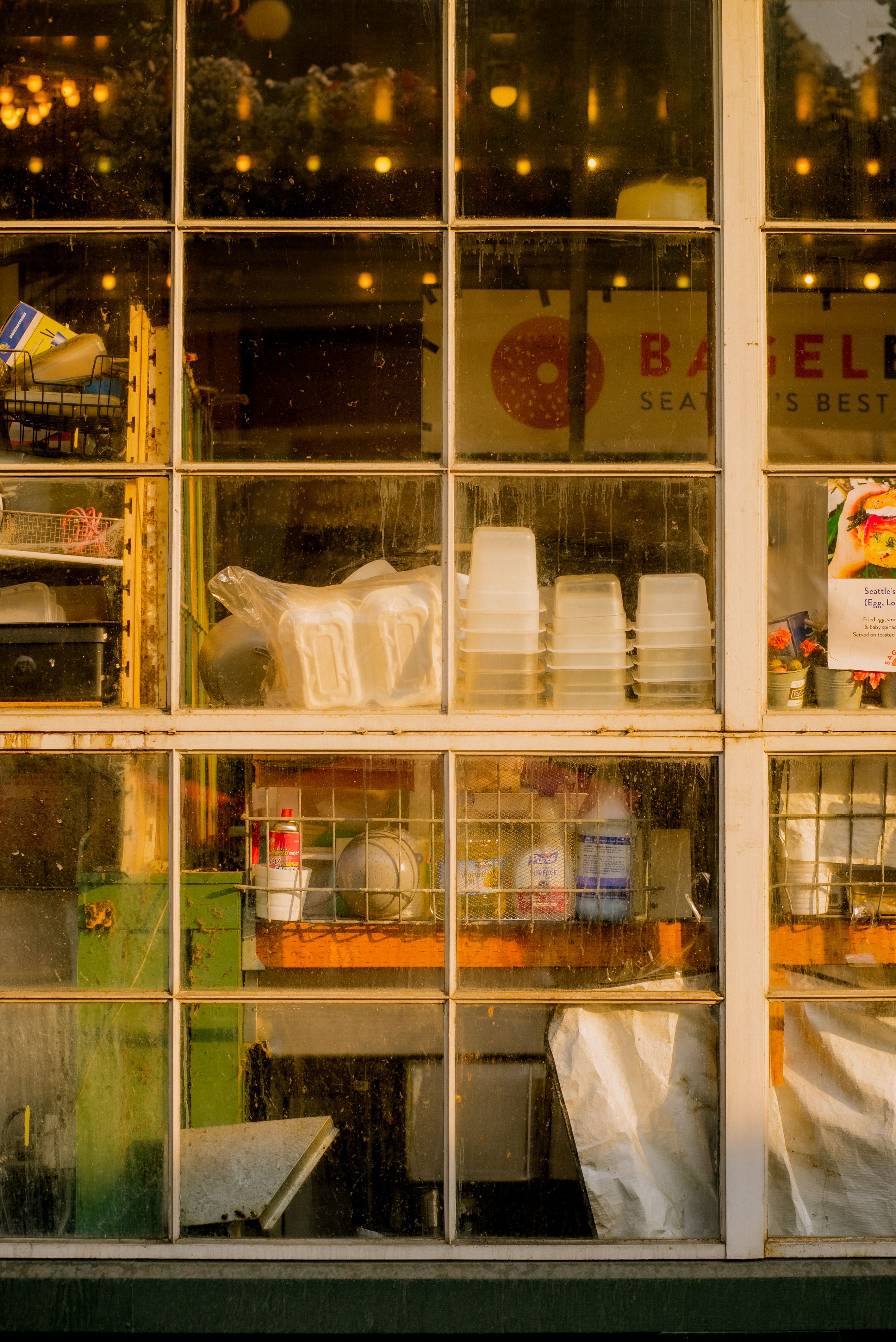 A window with a view of a bakery · Free Stock Photo