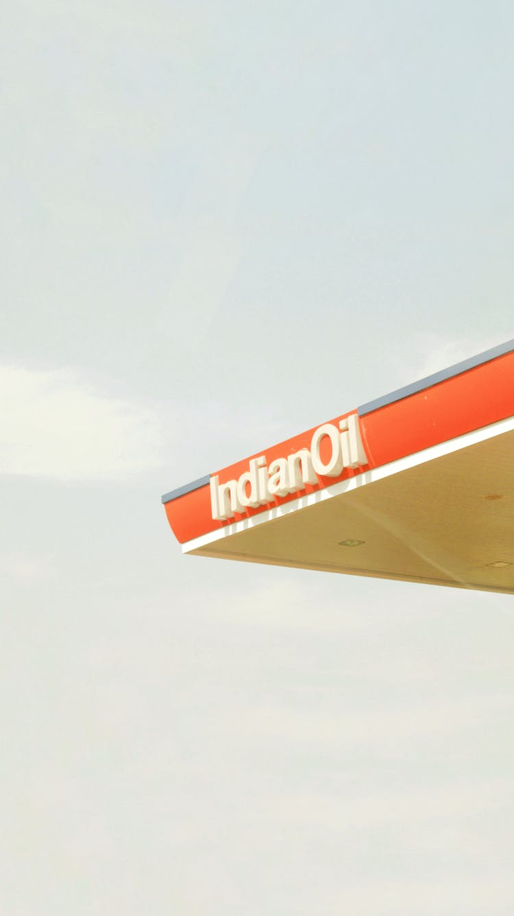 The Roof Of A Gas Station