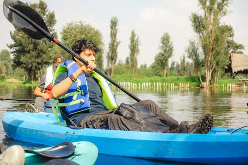 Imagine de stoc gratuită din apă curgătoare, aventură, canoe