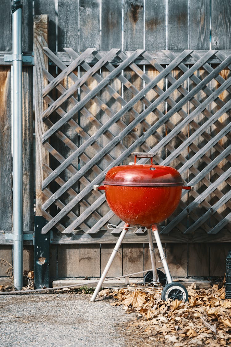 Grill In Yard