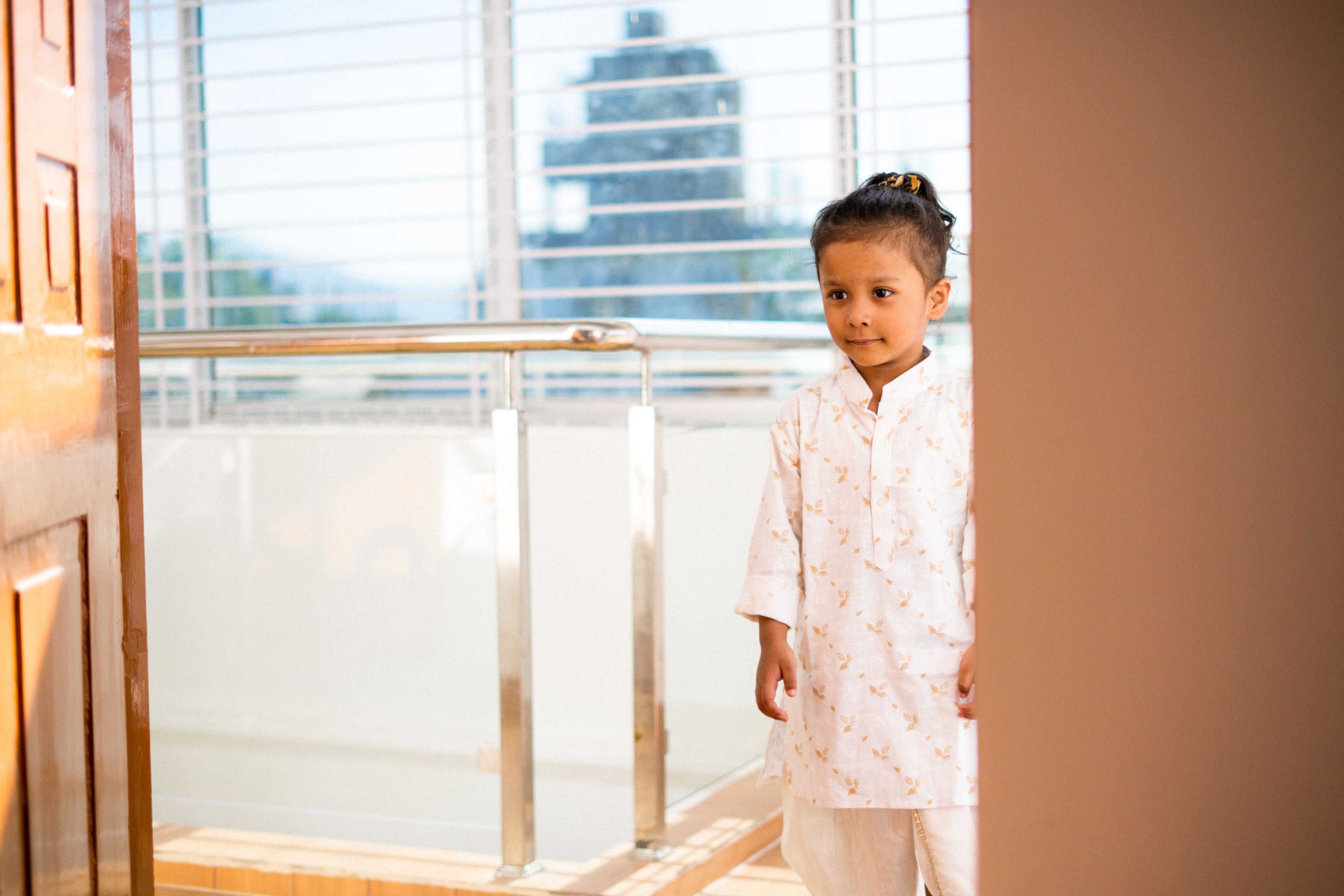 Girls Cotton Kurta Set