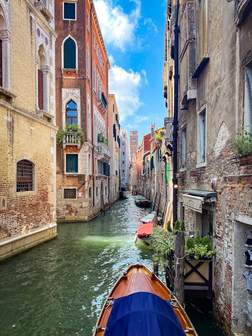 Бесплатное стоковое фото с венеция, гранд-канал, лодка