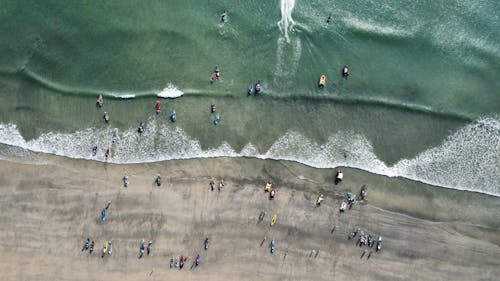 Fotobanka s bezplatnými fotkami na tému člny, letecké snímkovanie, more